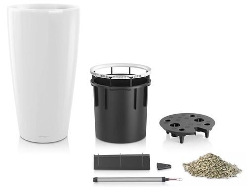 cumpără Ghiveci pentru flori Lechuza Rondo Premium 32, White Matt în Chișinău 