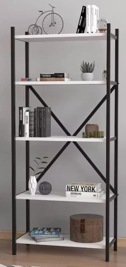 cumpără Etajeră Nex Home Troya, 63x31x145 cm, Alb (15-17-01) în Chișinău 