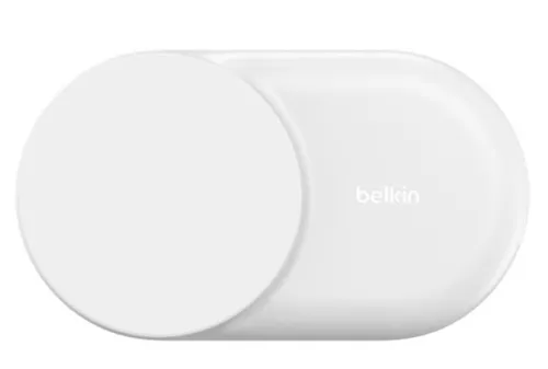 cumpără Încărcător wireless Belkin WIZ039KQWH 25w Qi2 2-IN-1 Foldable Charger, White în Chișinău 