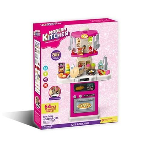 cumpără Bucătărie și veselă de jucărie Essa 922-209 Bucătarul magic, 64elem. în Chișinău 