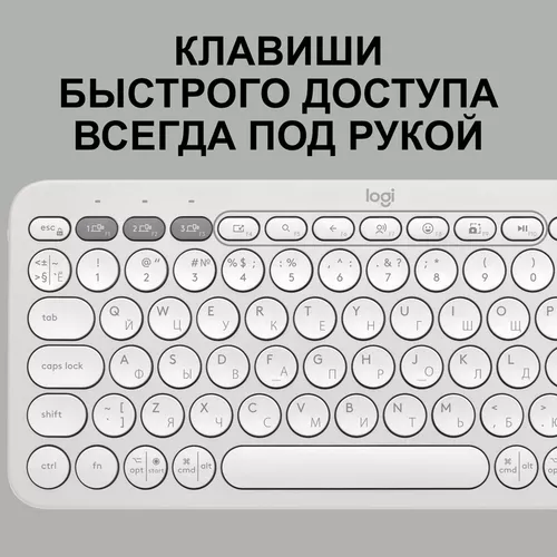 cumpără Tastatură + Mouse Logitech Pebble 2 Combo White în Chișinău 