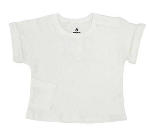 купить Детская одежда Minikin 25062080 Naturelle Комплект футболка и шорты р-р80, молочный, унисекс в Кишинёве 