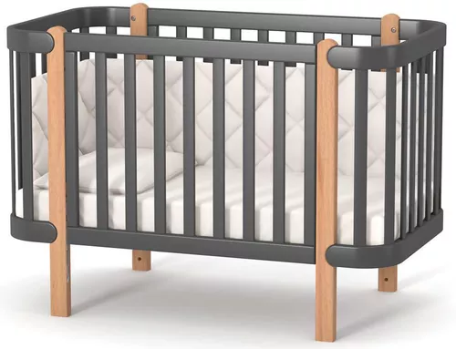 купить Кроватка Veres 05.3.1.21.16 ЛД5 Монако (темно-cерый) в Кишинёве 