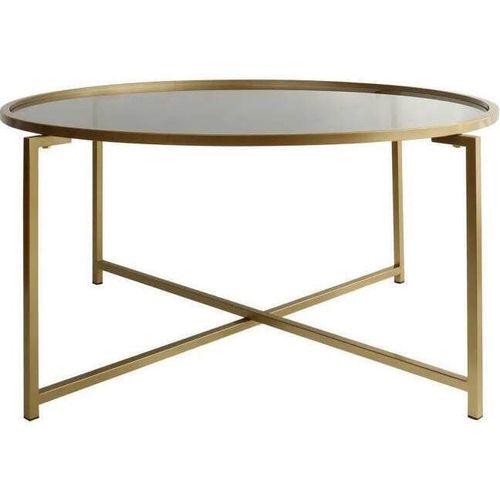 cumpără Măsuţă cafea Trendy Gold Sun S404F, Aur, fum 83x40x83cm în Chișinău 
