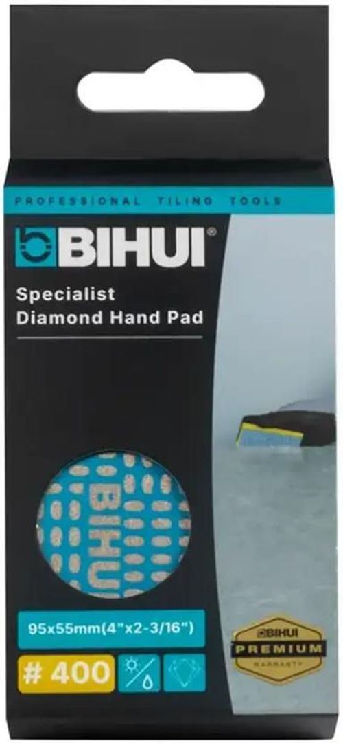 купить Ручной инструмент Bihui DMP400 Алмазный притир для плитки 90x55x30мм #400 в Кишинёве 