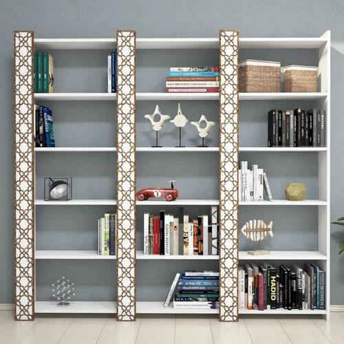 cumpără Raft de birou Trendy Orasul 3, Alb 184x170x24cm, raft de carti în Chișinău 