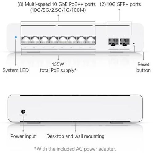 cumpără Switch/Comutator Ubiquiti USW-Pro-XG-8-PoE în Chișinău 