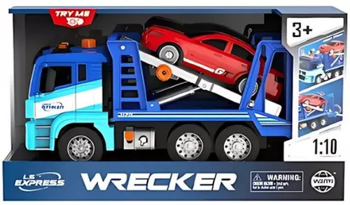 купить Машина Wenyi WY1120A 1:10 Camion cu macara cu fricțiune (lumini /sunete) в Кишинёве 