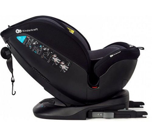 Поворотное автокресло Kinderkraft Xpedition Black (0-36 kg) 