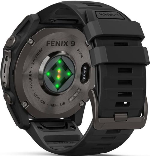 cumpără Ceas inteligent Garmin Fenix 9, 51mm, Carbon DLC, Black Band (010-04763-11) în Chișinău 