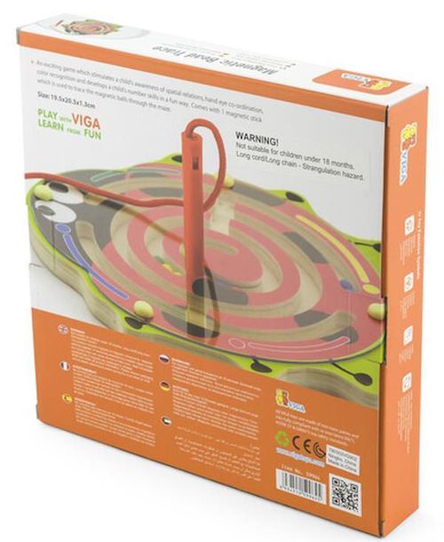купить Головоломка Viga 59964 Labirint magnetic Buburuza в Кишинёве 
