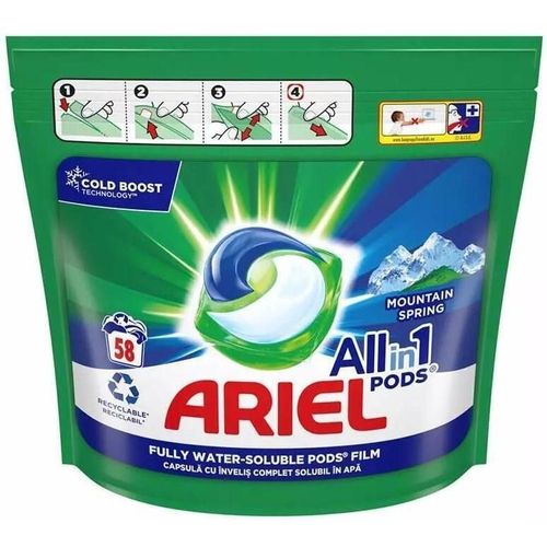 cumpără Detergent rufe Ariel 2153 PODS MOUNT SPRING GEL CAPS 58X25.2G în Chișinău 