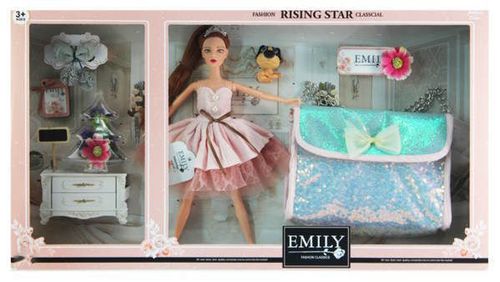 cumpără Păpușă Essa QJ096 Emily cu accesorii + geanta pentru copii în Chișinău 
