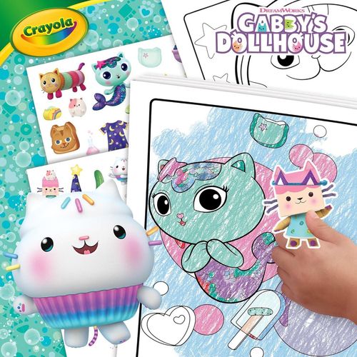 купить Набор для творчества Crayola 04-7025G Color&Sticker Book GD в Кишинёве 