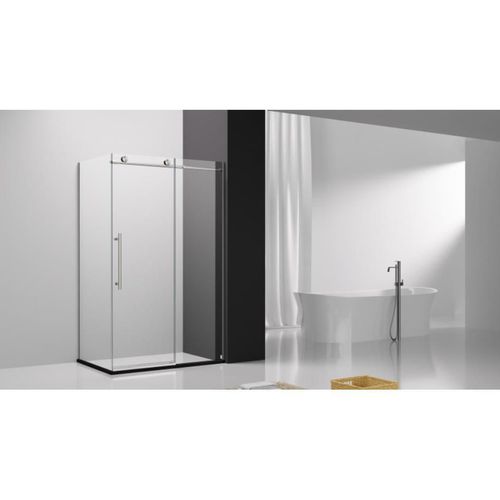 cumpără Cabină de duș miscellaneous SYSP 90x200 BRUSHED MATTE NICKLED 8mm (lateral) în Chișinău 