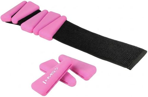 купить Утяжелители для рук и ног HMS SNK01 2x0.5kg, iron+silicone, 28cm (17-47-325) Pink в Кишинёве 