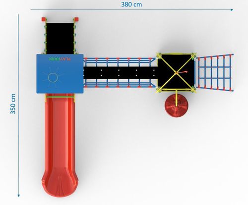 купить Детская площадка PlayPark 1244 Indigo-144 в Кишинёве 