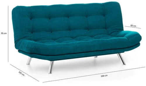 купить Диван Trendy Misa Verde Petrol, extensibila (3 locuri) в Кишинёве 