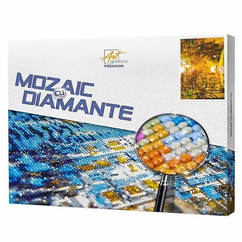 cumpără Tablou pe numere Art Gallery GA75061 Mozaic cu diamante 40x50cm Drumul printre copaci în Chișinău 