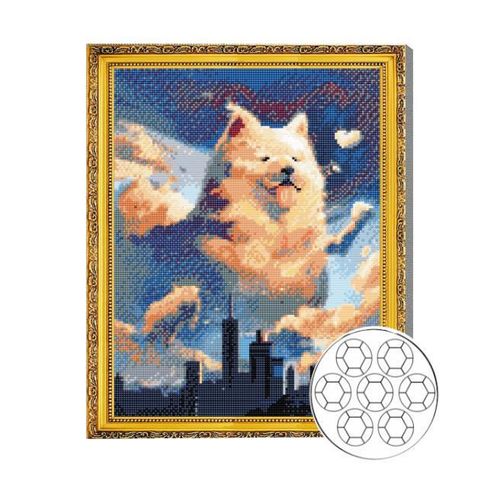 купить Картина по номерам Art Gallery GA81441 Mozaic cu diamante 40x50cm Nor magic в Кишинёве 