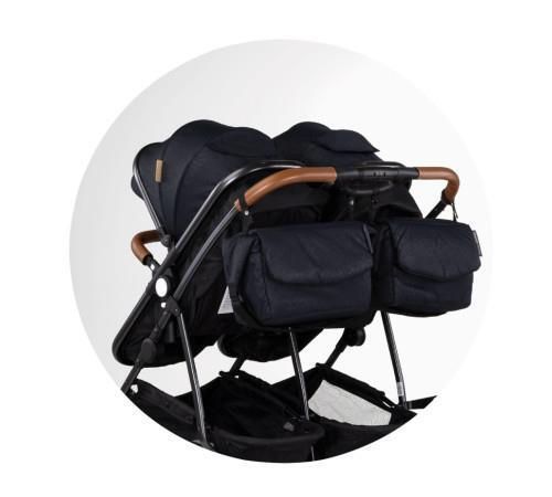 купить Детская коляска Chipolino Duo Smart KBDS02501BB blackberry в Кишинёве 