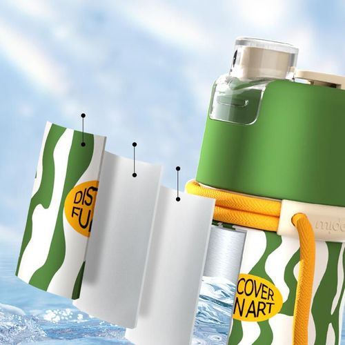 cumpără Sticlă apă Mideer MD6207 Sticluță cu pulverizator Verde oceanic în Chișinău 