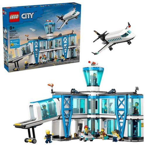 купить Конструктор Lego 60502 Airport with Airplane в Кишинёве 