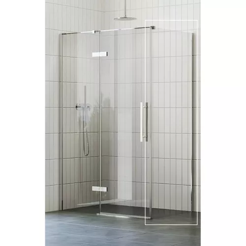 cumpără Paravan de duș Ravak Panel Fix Cool! 100x195 Black transparent COPS-100 (X9VVA0300Z1) în Chișinău 