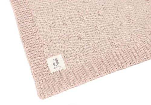 cumpără Lenjerie de pat pentru copii Jollein 516-511-67065 Paturica Grain Knit Wild Rose, 75x100cm în Chișinău 