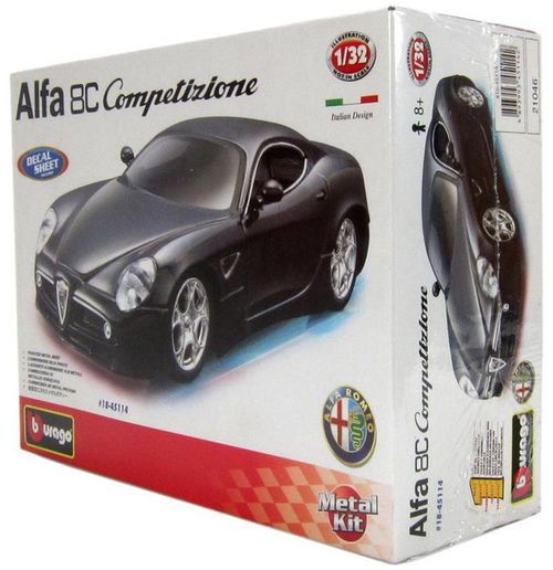 купить Машина Bburago 18-45114 KIT 1-32 STREET Fire-Alfa 8c competizione в Кишинёве 