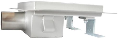 cumpără Trap de duș Uniplast 21552 patrata, set D. 40 x 90° S08 HOLE (inox) 150 x 150 x 67 mm în Chișinău 