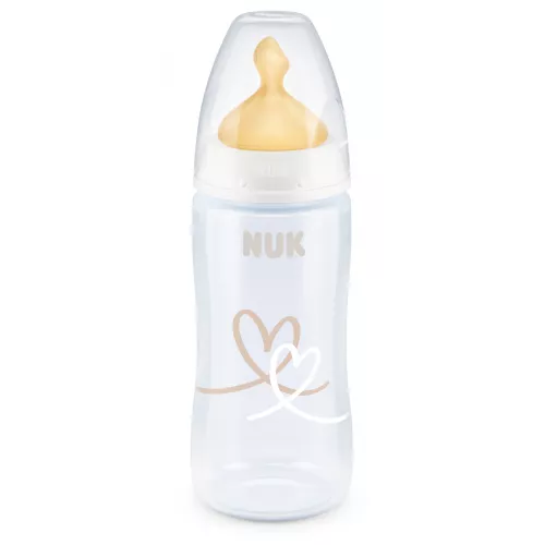 Бутылочка NUK First Choice Temp с латексной соской (0-6 мес) 300 мл 