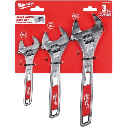 купить Ручной инструмент Milwaukee 4932493414 Набор регулируемых ключей, 3 шт. в Кишинёве 