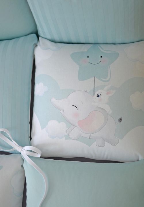 cumpără Lenjerie de pat pentru copii Veres 220.47 Elephant (6ед.) în Chișinău 