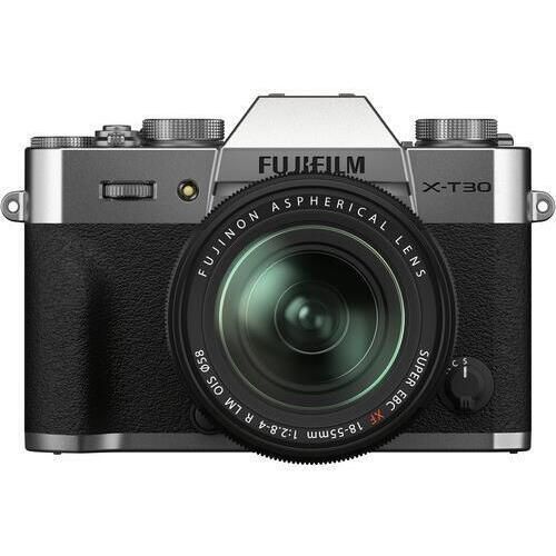 купить Фотоаппарат беззеркальный FujiFilm X-T30 II silver/XF18-55mm Kit в Кишинёве 