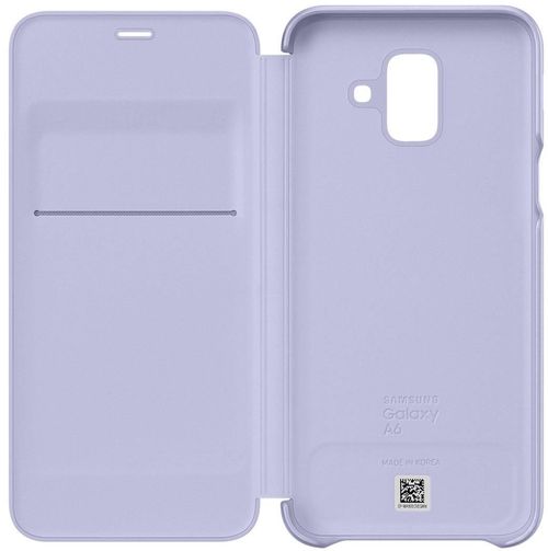 cumpără Husă pentru smartphone Samsung EF-WA600, Galaxy A6, Flip Cover, Violet în Chișinău 