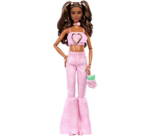 купить Кукла Barbie JJN72 Fashion Doll într-un top roz și blugi evazați в Кишинёве 
