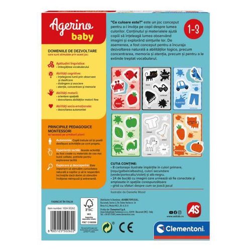 купить Набор для творчества As Kids 1024-50262 Joc educativ Montessori, Ne jucam cu culorile (RO), 1451D в Кишинёве 