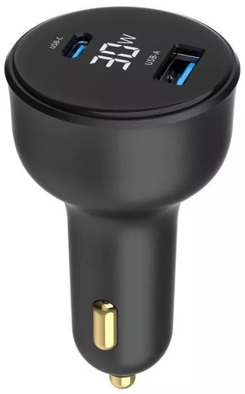 cumpără Încărcător pentru automobil Gembird TA-UC-AC2PD30LCD-CAR-01 în Chișinău 