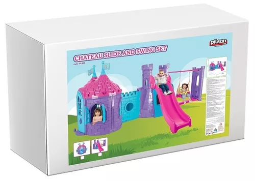 cumpără Complex de joacă pentru copii Pilsan 07965 Castel cu tobogan (disponibil în 2 culori) în Chișinău 