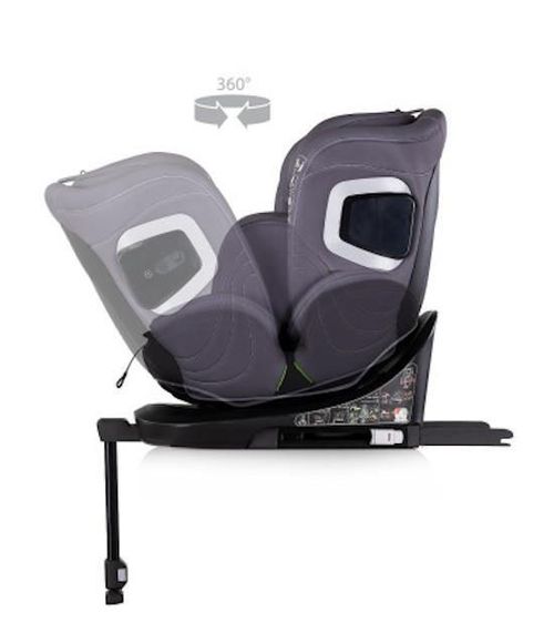 cumpără Scaun auto Chipolino STKCLA2504AN I-Size 40-150cm Isofix 360 Clima Air Anthracite în Chișinău 