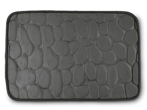 купить Коврик для ванной Tadar Set Dark Grey 2pcs 60x40cm/50x40cm в Кишинёве 