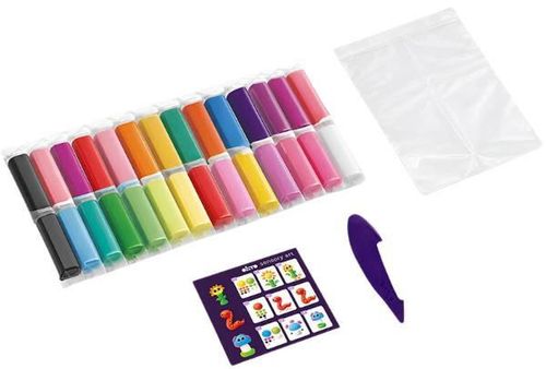 купить Набор для творчества Okto 25009 Set creativ cu plastilină aerată Air Clay, 30buc в Кишинёве 