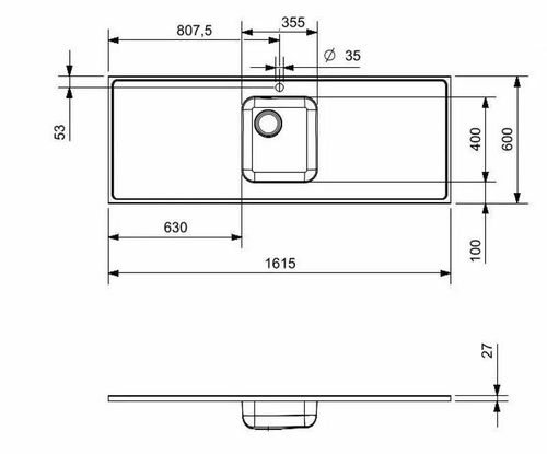 cumpără Chiuvetă bucătărie Reginox R36174 1615x600mm în Chișinău 