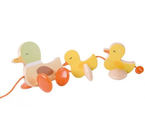Деревянная игрушка-каталка Classic World Duck 