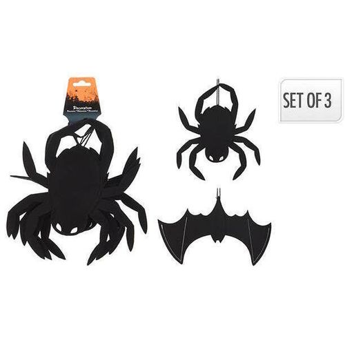 купить Декор Promstore 53730 Halloween Liliac, Paianjen suspendabil, negru в Кишинёве 