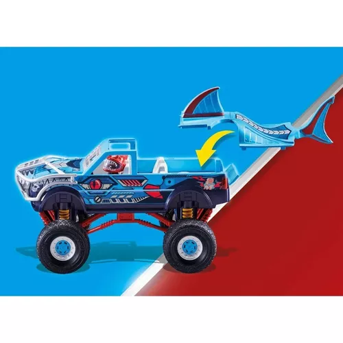cumpără Mașină Playmobil PM70550 Stunt Show Shark Monster Truck în Chișinău 