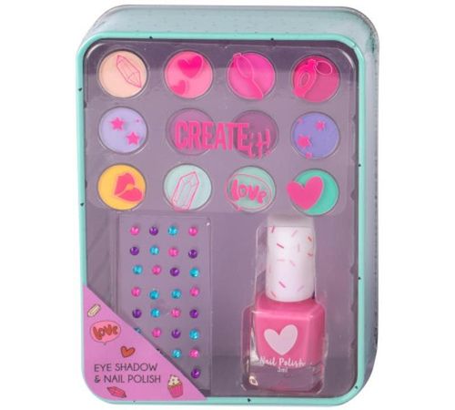 купить Набор для творчества Create it! 84528B Set contur de ochi si oja in cutie metal в Кишинёве 