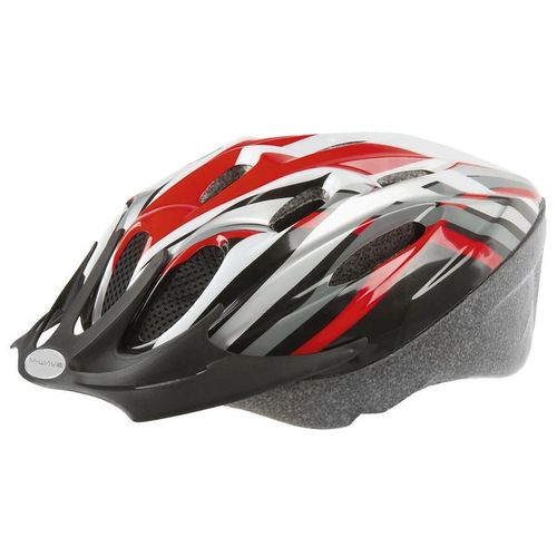 купить Защитный шлем M-Wave Active M 53-57cm red/black/white/silver в Кишинёве 