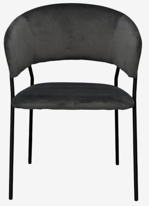купить Комплект стол и стулья Evelin di Costacurta стол DT 404-6B + 3 стула YTC-097B Dark grey в Кишинёве 